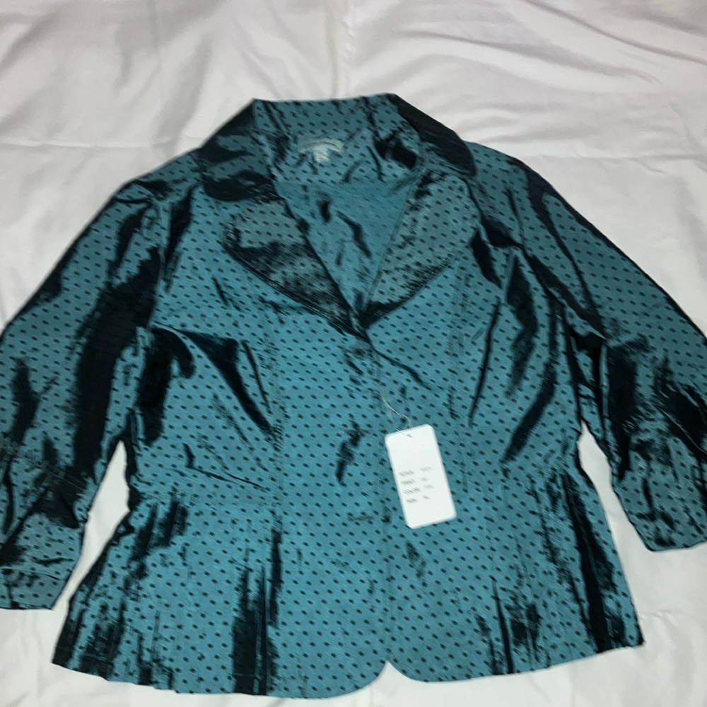 Elegant Teal Women's Blouse